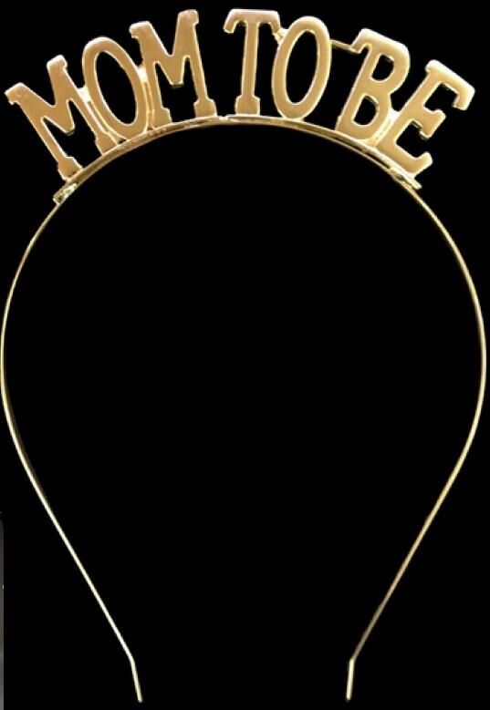 METAL TAÇ MOM TO BE GOLD