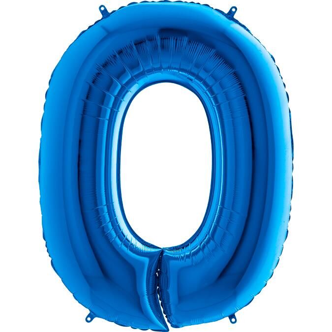 40'' FOLYO BALON RAKAM -0- MAVİ