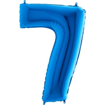 40'' FOLYO BALON RAKAM -7- MAVİ