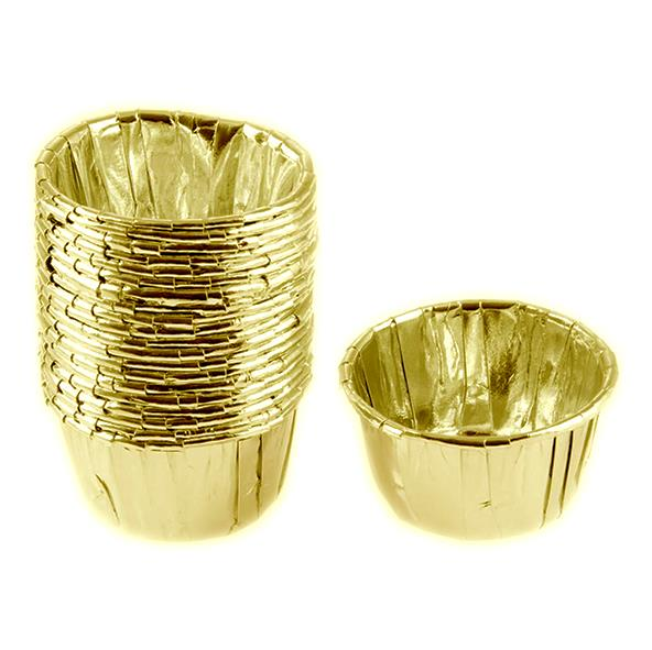 Kek Kapsülü Metalik Gold 25 Adet