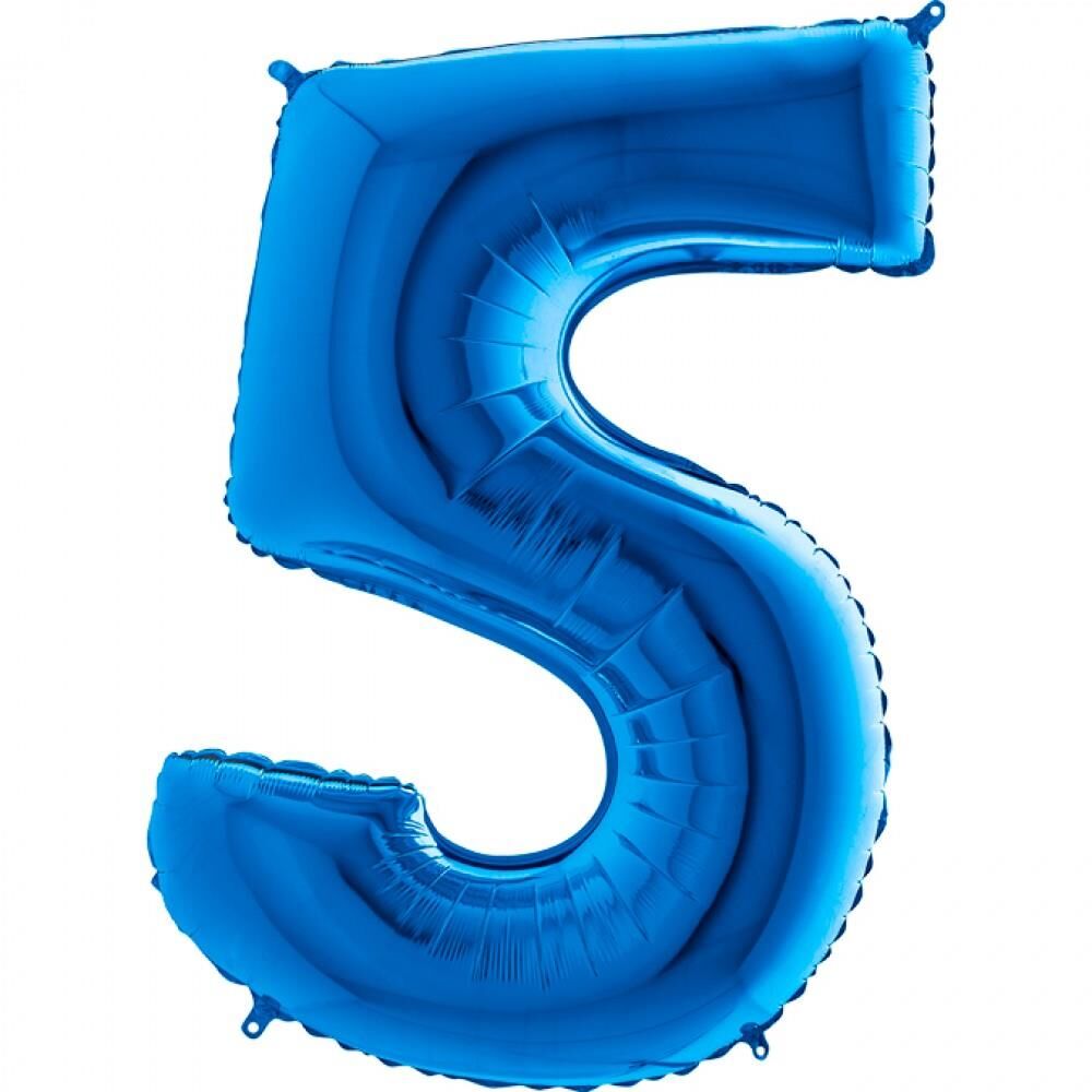 40'' FOLYO BALON RAKAM -5- MAVİ