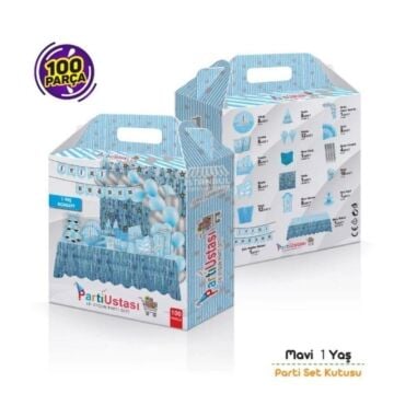 PARTİ SETİ BİR YAŞ MAVİ