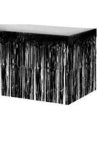 METALİZE MASA ETEĞİ SİYAH