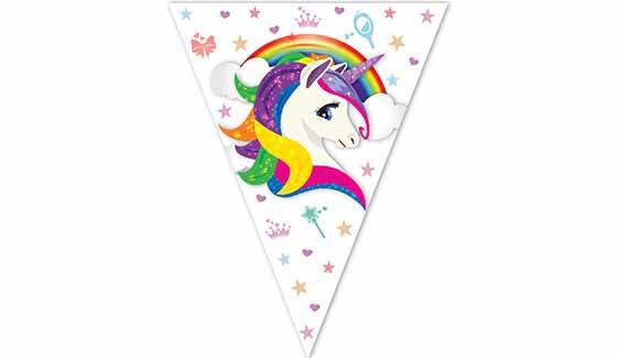RAINBOW UNICORN BAYRAK SET