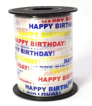 DEKORATİF RAFYA HAPPY BIRTHDAY (1CM 250 MT)
