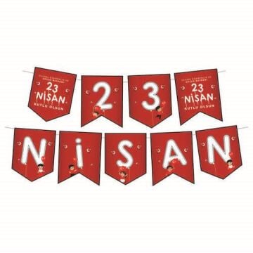 23 NİSAN ZİKZAK BANNER