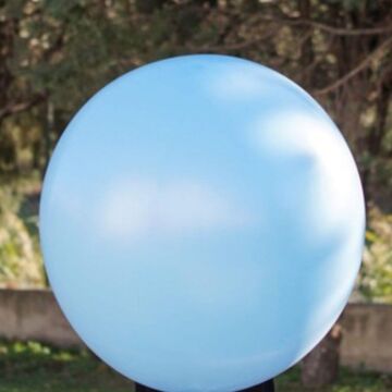 36'' MAKARON MAVİ SÜSLEME BALONU