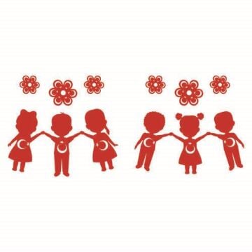 23 NİSAN PENCERE SÜSÜ