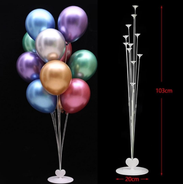 Balon Standı 11 Li Metal Ayaklı Kolay Kurulum Ücretsiz Kargo