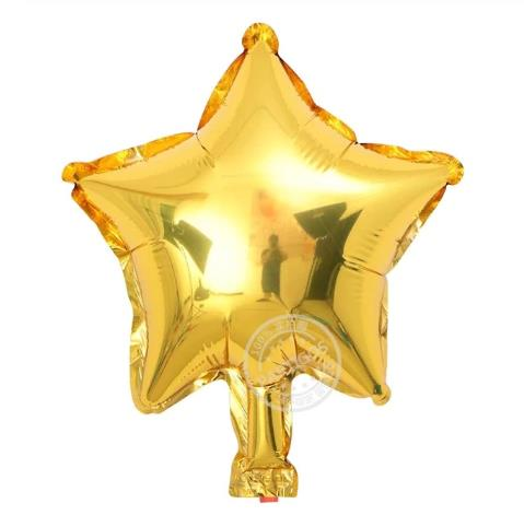 Yıldız Folyo Balon Gold 25 Cm 10 İnch (25 Adet)