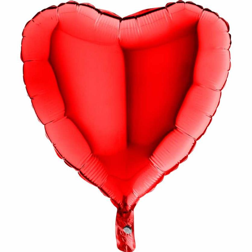 HEART 18'' RED (SOLİDE)