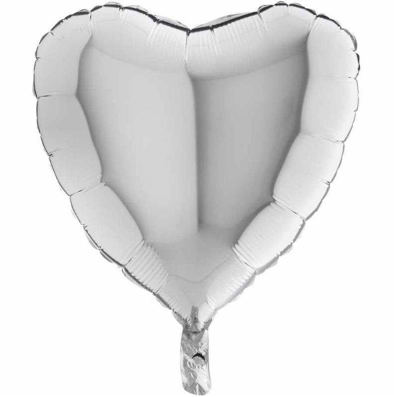 HEART 18'' SİLVER (SOLİDE)