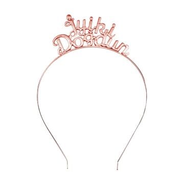 METAL TAÇ İYİ Kİ DOĞDUN ROSE