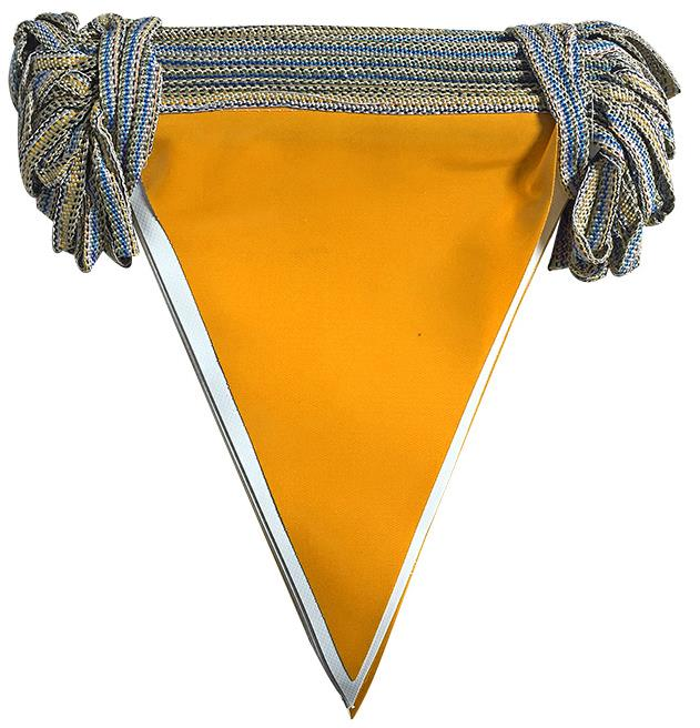 ÜÇGEN KIRLANGIÇ BAYRAK - TURUNCU  BEYAZ