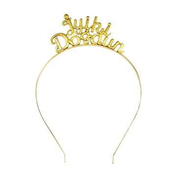 METAL TAÇ İYİ Kİ DOĞDUN GOLD