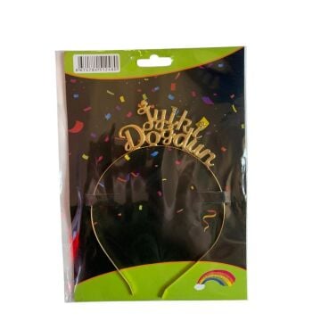 METAL TAÇ İYİ Kİ DOĞDUN GOLD