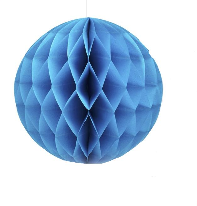 Dekoratif Petek Süs Mavi (30 Cm)