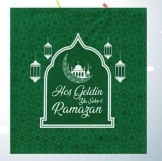 H.GELDİN RAMAZAN PLASTİK MASA ÖRTÜSÜ YEŞİL