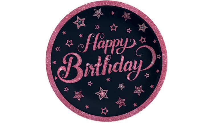 PINK STARS BIRTHDAY TABAK