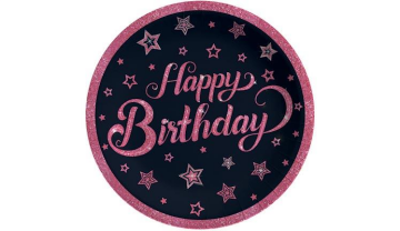 PINK STARS BIRTHDAY TABAK