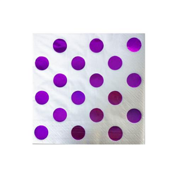 VİOLET VARAK BASKILI PEÇETE