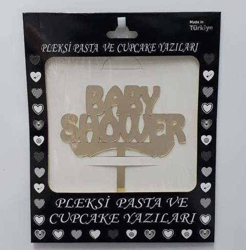 Pleksi Baby Shower Gold