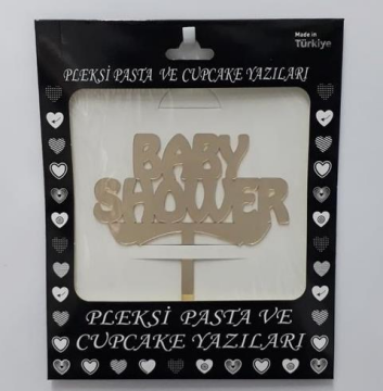 Pleksi Baby Shower Gold