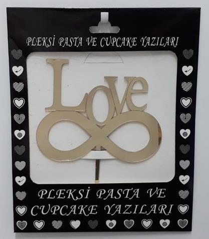 Pleksi Love Gold