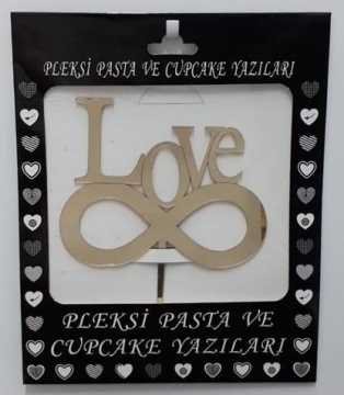 Pleksi Love Gold