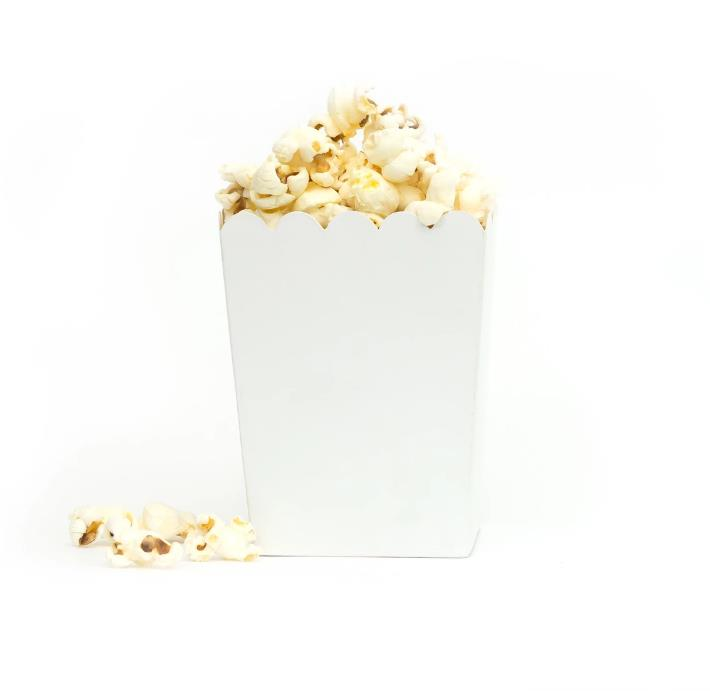 POPCORN KUTUSU BEYAZ