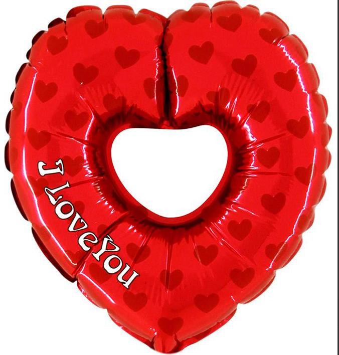 Kalp Folyo Balon ''I Love You''  36'' (Grabo)