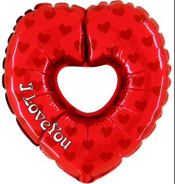 Kalp Folyo Balon ''I Love You''  36'' (Grabo)