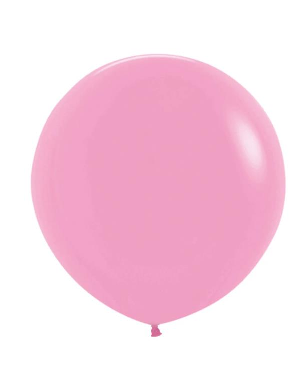 Büyük Makaron Balon Pembe 45 Cm 18'' 1 Adet