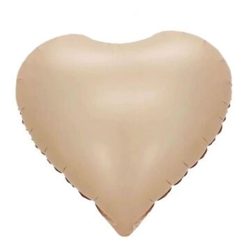 18'' KARAMEL RENK KALP FOLYO BALON
