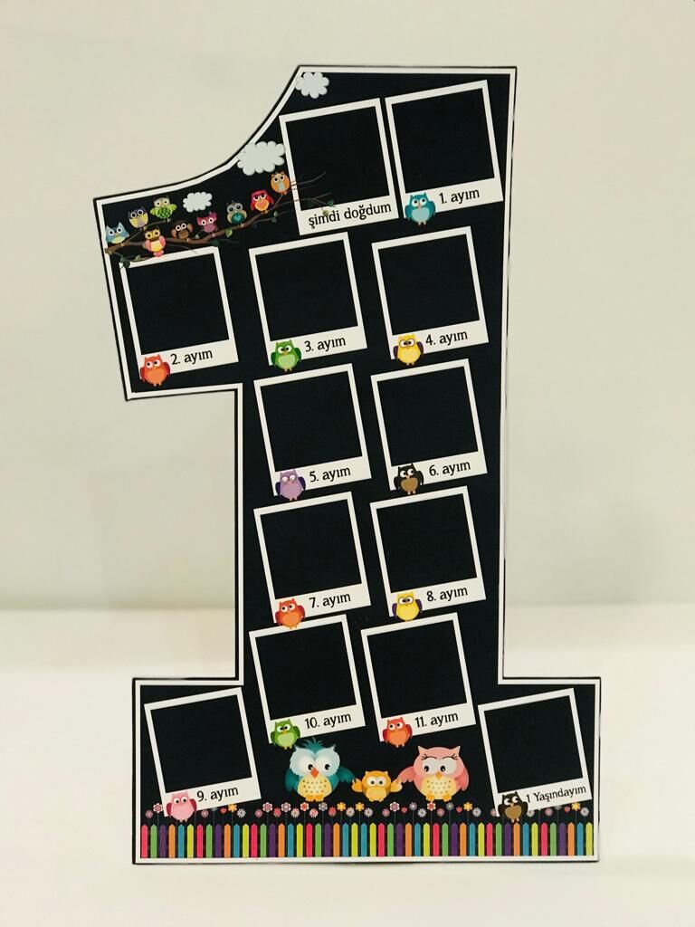 1 Yaş Ayaklı Fotoğraf Panosu