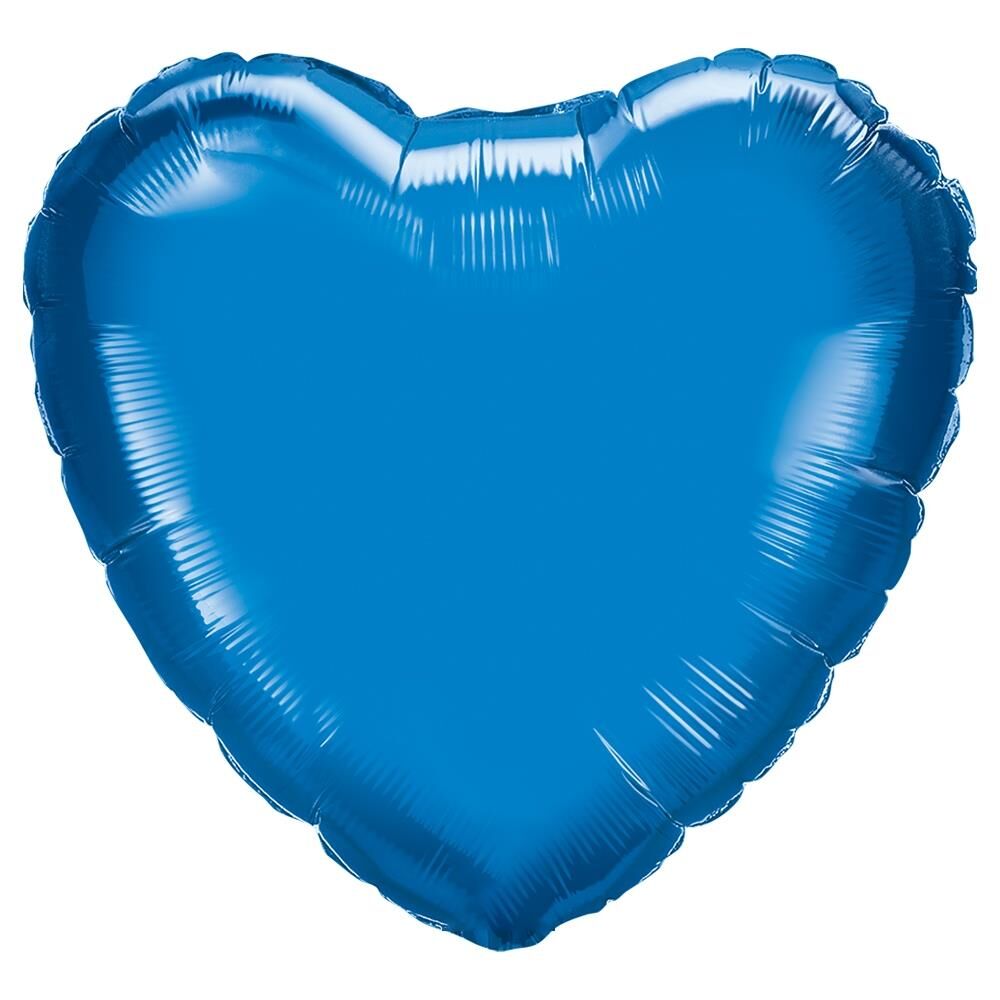 24'' KALP MAVİ FOLYO BALON