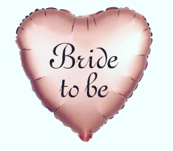 24'' BRIDE TO BE ROSE KALP FOLYO BALON