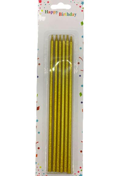 SİMLİ MUM GOLD-GÜMÜŞ-PEMBE-SİYAH 20 CM