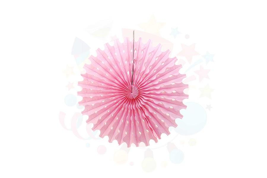 Kağıt Yelpaze Süs Pembe